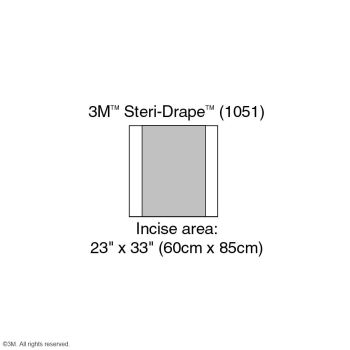 3M Steri-Drape 1 Inzisionsfolien 82 x 85 cm (10 Stck.)