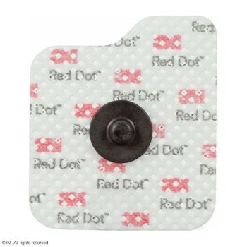 3M Red Dot EKG-Elektroden für Erwachsene repositionierbar