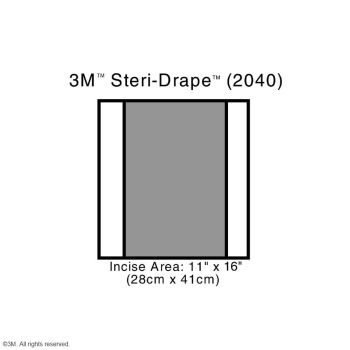 3M Steri-Drape 2 Inzisionsfolien 41 x 38 cm (10 Stck.)