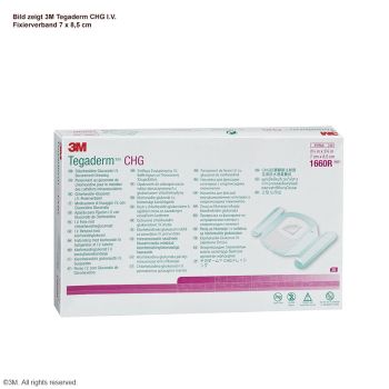 3M Tegaderm CHG I.V. Fixierverband 7 x 8