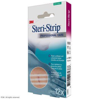 3M Steri-Strip Wundverschlussstreifen 6 x 38 mm (12 x 6 Str.)