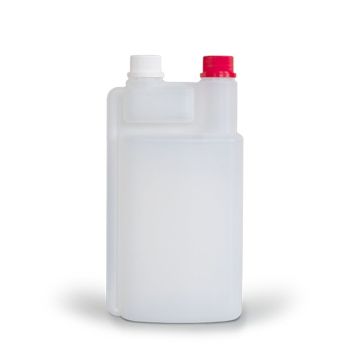 Dosierflasche 1 Ltr. unbefüllt mit 60 ml Kammer