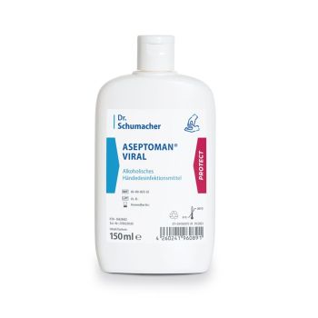 Aseptoman viral parfümfrei 150 ml Kittelflasche Händedesinfektion