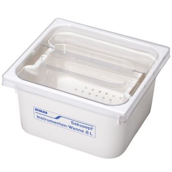 Sekusept Instrumenten-Wanne 8 L kpl. mit Siebeinsatz und Deckel