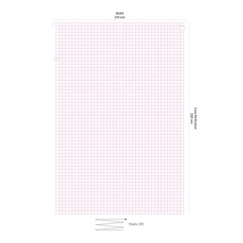 Siemens EKG-Papier Megacart/Sicard 740, 210 mm x 300 mm (200 Bl.)