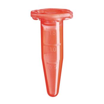 Safe-Lock Tubes 1,5 ml rot, konisch mit Deckel (1000 Stck.)