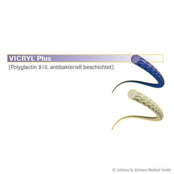 VICRYL Plus 0=3,5 violett geflochten, Nahtmaterial Fadenlänge 6x45cm (24 Stck)