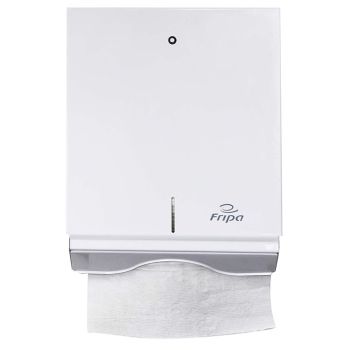 Fripa - Handtuchspender Metall weiß groß