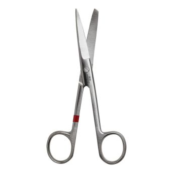 chir. Scheren gebogen, stumpf/spitz, 14