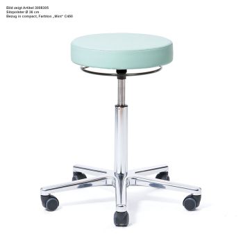 Arbeitshocker, Höhenverstellung 43-55 cm mit Ringauslösung