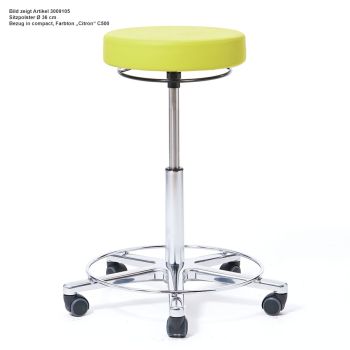 Arbeitshocker, Höhenverstellung 57-76 cm mit Ringauslösung