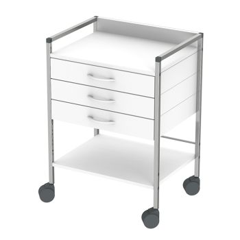 Variocar 60 Basiswagen, 833 mm hoch, mit 3 Schubladen