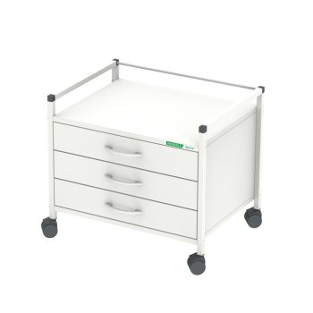 Unterfahrwagen 08/16, 518 mm hoch, mit 3 Schubladen