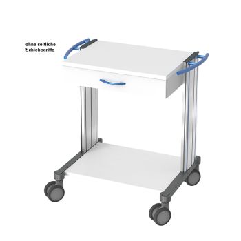 swingo Basiswagen 60, mit 1 Schublade, Dekorstreifen und Schubladengriff blau