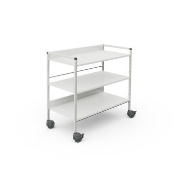 Regalwagen 08/16, 833 mm hoch, weiß 0