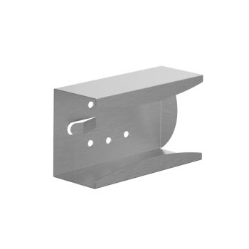 Halter für Spenderboxen 1-fach, aus Edelstahl
