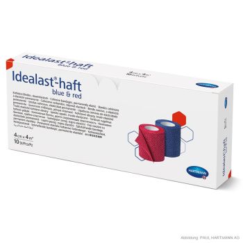 Idealast-haft Color Idealbinden 4 m x 4 cm (10 Binden sort.)