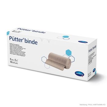 Pütterbinden 5 m x 6 cm lose (10 Stck.) 0