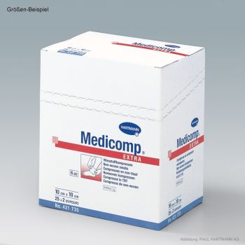 Medicomp Extra Vlieskompressen 10 x 10 cm