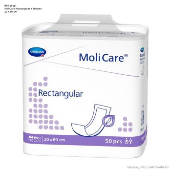 MoliCare Rectangular 3 Tropfen 20 x 40 cm (50 Stck.)