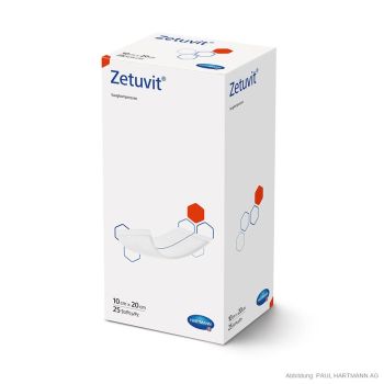 Zetuvit Saugkompressen steril 10 x 20 cm (25 Stck.)