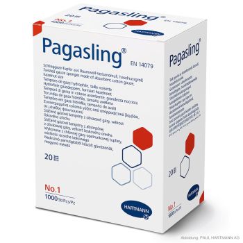 Pagasling Schlinggazetupfer unsteril Gr. 1
