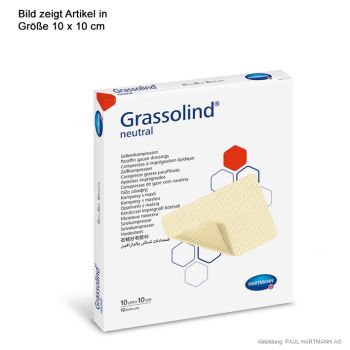 Grassolind Salbenkompressen steril 5 x 5 cm (10 Stck.)