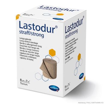 Lastodur straff/strong Langzugbinde 7 m x 8 cm