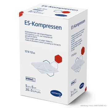 ES-Kompressen steril 12-fach 5 x 5 cm (20 x 5 Stck.)