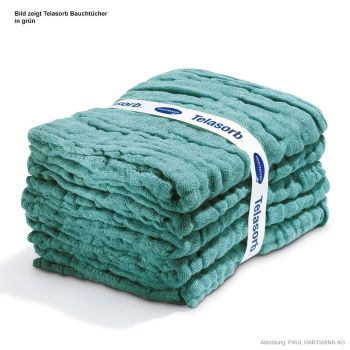 Telasorb Bauchtücher grün 45 x 45 cm, steril