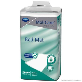 MoliCare Premium Bed Mat 5 Tropfen Krankenunterlagen 40 x 60 cm (30 Stck.)