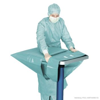 Foliodrape Protect Plus Instrumenten- tischbezüge verstärkt steril 80 x 145 cm