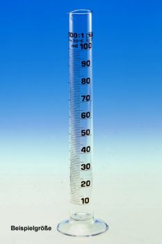 Messzylinder, Rundfuß 10 ml, hohe Form 0