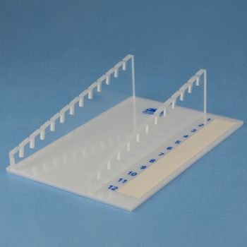Ablagegestell aus Plexiglas für 12 Objektträger