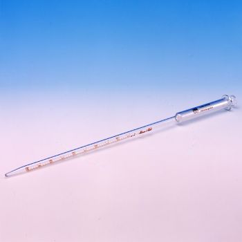 Safety-Messpipette 10 ml mit eingeschliffenem Saugkolben