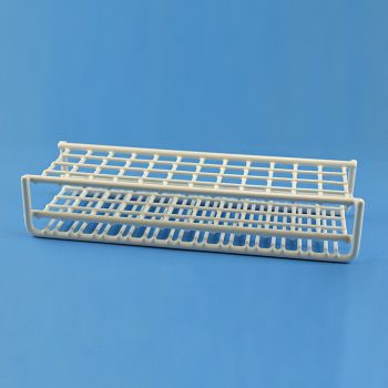 Reagenzglasgestell aus Draht für 48 Gläser bis 12 mm Ø