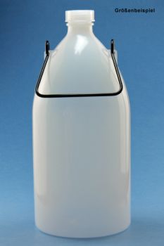 Enghalsflasche PE-LD 250 ml mit Schraubverschluss