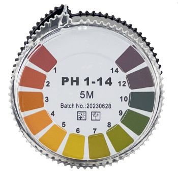 Universal-Indikatorpapier pH 1-14, 7 mm x 5 m