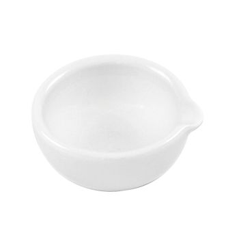 Mörser aus Porzellan mit Ausguss ca. 80 mm Ø