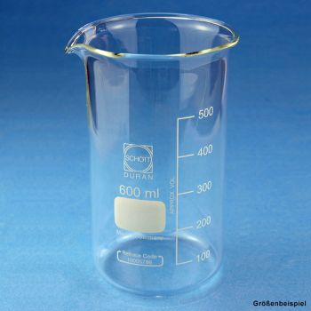 Becherglas mit Teilung 50 ml hohe Form