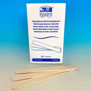 Zungenspatel aus Holz (100 Stck.) 0