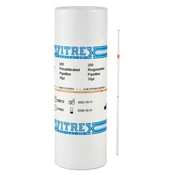 Einmal-Mikropipetten 10 µl mit Ringmarke