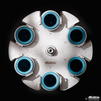 Ausschwingrotor 6-fach, komplett mit Gehängen