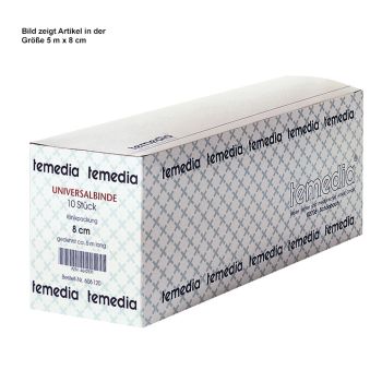 Temedia Universalbinden 5 m x 6 cm lose (10 Stck.)