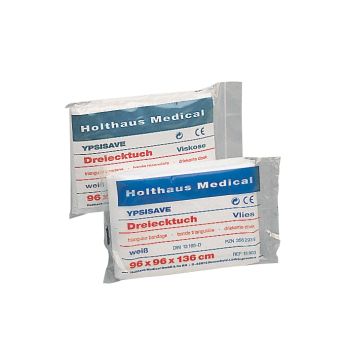 YPSISAVE Dreiecktuch, weiß, Vlies