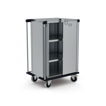 Sterilgutransportwagen für 6xStE mit 2 höhenverstellbaren Auflagen