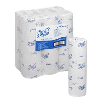 SCOTT ESSENTIAL Ärzterollen, 1-lagig, weiß