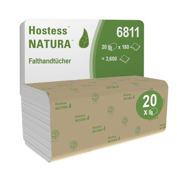 Hostess Natura Handtücher, 2-lagig, weiß