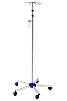 Edelstahl Infusionsständer mit Beschwerung