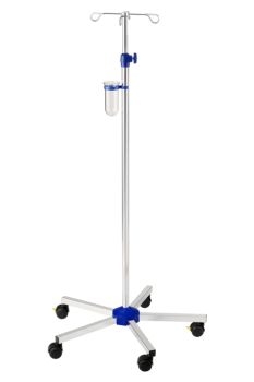 Infusionsständer verchromt ohne Beschwerung